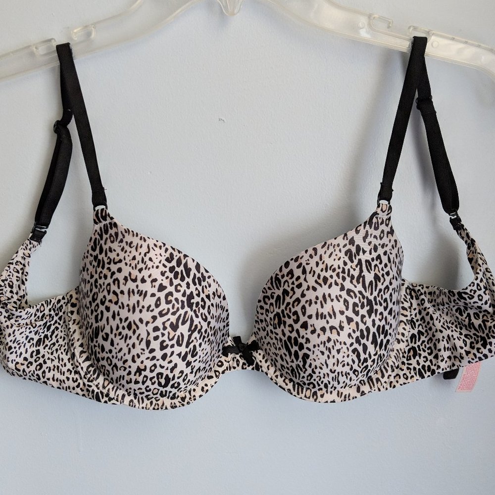 Victoria's Secret 32D Leopard Print Demi Bra